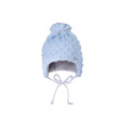 Detská zimná čiapka Minky Teddy modrá - Veľ. 34
