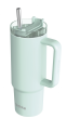 Nerezový termohrnček so slamkou Stream Quokka 950 ml - Turquoise