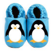 Kožené capáčky barefoot 18-24 m Afelo - PINGU tyrkysový