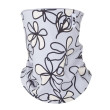 Nákrčník podšitý Outlast® - Sv.šedé kvety / sivý melír