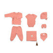 Mušelínový Novorodenecký set 8 dielny veľ. 0 - 3 m Funnababy - Coral Pink