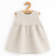 Dojčenské mušelínové šaty Ella linen New Baby - Veľ. 56