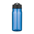 Hydratačná fľaša so slamkou 550 ml - Svetlo modrá