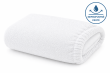 Nepriepustné prestieradlo froté 120 x 60 cm - Biele