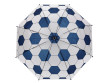 Detský vystreľovací dáždnik futbal - Modrý