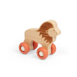 Zvieratko na kolieskach Safari Bigjigs Toys - Lev