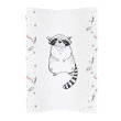 Prebaľovacia podložka 2-hranná mäkká COSY 50x70 cm - Raccoon