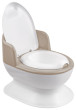 Nočník prenosná toaleta Maltex - White/Beige