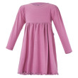 Šaty tenké s dlhým rukávom Outlast® UV 50+ tm. staroružové Little Angel - Veľ. 86