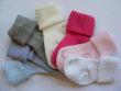 Dojčenské ponožky 0 - 6 m bavlna Diba - Smotanové