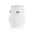Silikónová LED nočná lampička s hudbou veľ. L Zopa - Owl