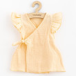 Letné dojčenské mušelínové šaty New Baby Leny peach - Veľ. 86