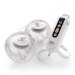Odsávačka materského mlieka Double Hands-free Gentle Flow Kinderkraft - Gold 