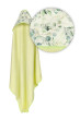 Osuška s kapucňou Bamboo design 100 x 100 cm Babymatex - Zelená/Eucalyptus
