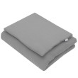 Mušelínový set s výplňou 80 x 70 cm New Baby - Sivý