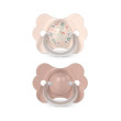 Cumlík SX Pre fyziologický 2 ks Butterfly Wonderland New 0-6 m Suavinex - Ružový/ružový