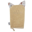 EKO Žinka bavlnená s uškami 20x15 cm - Cat Beige