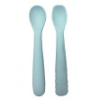 Silikónové lyžičky B-Spoon Shape 2 ks - Pastel Blue