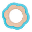 Bo Jungle hryzátko B-Teether Animal wood pink - Blue flower