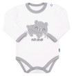 Dojčenské bavlnené body s dlhým rukávom New Baby Cute Bear - Veľ. 86