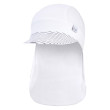 Šiltovka tenká pirát Outlast® s UV faktorom 50+, biela/pruh bieločierny - veľ. 2 (39-41 cm)