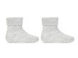 Dojčenské ponožky BIO bavlna sv. šedé Be Snazzy - 0 - 3 mesiace