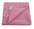 Mušelínová deka/osuška - Svetloružová