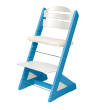 Detská rastúca stolička Jitro Plus farebná - Sv. modrá + biela