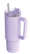 Nerezový termohrnček so slamkou Stream Quokka 950 ml - Purple