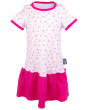 Dievčenské letné šaty ružové so zajačikmi Kaarsgaren - veľ. 116-122