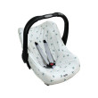 Poťah na autosedačku Seat Dooky Cover 0 m+ - Origami Swallow Grey