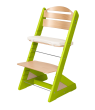 Detská rastúca stolička Jitro Plus farebná - Sv. zelená + prírodná