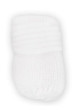 Dojčenské rukavičky pletené, zimné - Veľ. 56-68 (0-6 m) Baby Nellys - Biele