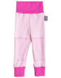 Protišmykové nohavice pre deti na lezenie bio ružové - Veľ. 74