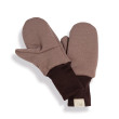 Palcové rukavice zateplené Warmkeeper brown Esito - Veľ. 1 - 2 roky
