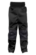 Softshellové nohavice detské Čierne Wamu - Veľ. 98-104