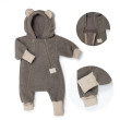 Rastúca zimná kombinéza Teddy fleece double Brown Esito - Veľ. 56 - 62