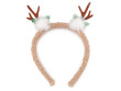 Čelenka do vlasov vianočná / párty - Béžové srnká
