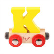 Vagónik drevenej vláčikodráhy Bigjigs Rail - Písmeno K
