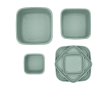 Súprava boxov na desiatu 3 ks Platinum Silicone KikkaBoo - Sage