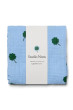 Swaddle zavinovačka Print Medium Studio Noos - Light Blue Clover