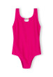 Dievčenské plavky jednodielne tm. ružové Minoti - Veľ. 98/104