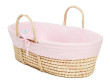 Poťah do Mojžišovho košíka pre bábätko organická bavlna Ahojbaby - Pink