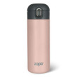 Termoska na tekutiny so silikónovým držiakom 400 ml Zopa - Candy pink