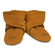 Capáčky barefoot Warmkeeper Antique gold okrová Esito - Veľ. 2 - stielka: 12 cm