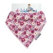 Podbradník + šatček DRIBBLE ONS 1ks DESIGNER - Floral Ditsy