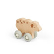 Domáce zvieratko na kolieskach Bigjigs Toys - Ovečka