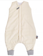 Spací vak s nožičkami smotanový plyš - Veľ. 60 cm