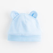 Dojčenská bavlnená čiapočka New Baby Kids modrá - Veľ. 56