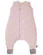 Merino spací vak slon ružový s nožičkami - Veľ. 90 cm